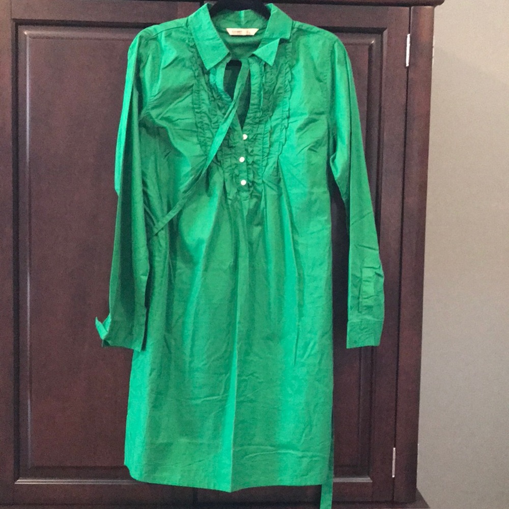 Women’s Old Navy Kelly Green Cotton Dress